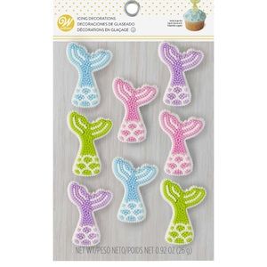 Wilton Mermaid tail Decorations